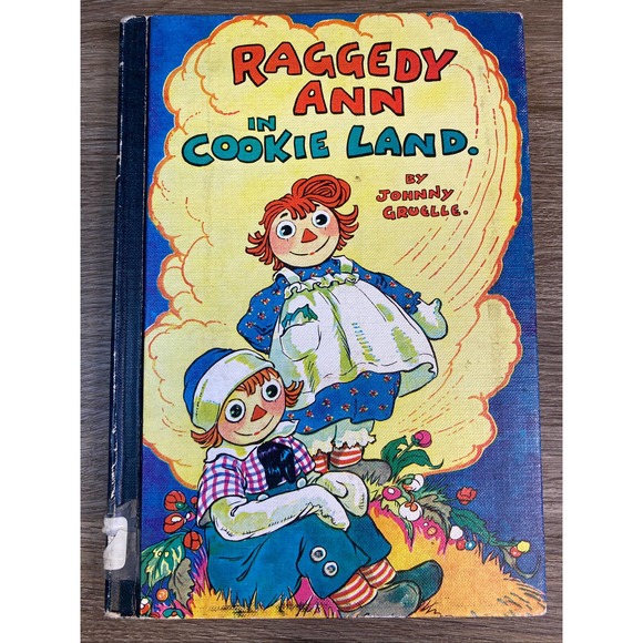 2 Lot Raggedy Ann in Cookie Land & Raggedy Ann Stories Books Johnny Gruelle 60’s - Picture 4 of 16